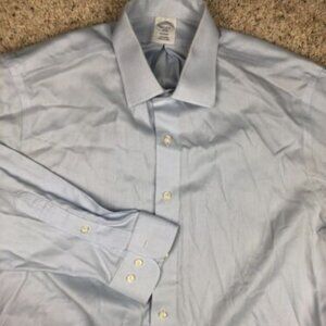 Brooks Brothers Light Blue Dress Shirt Regent Fit 16.5 34/35